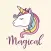 Pastel UNICORN Words Stickers