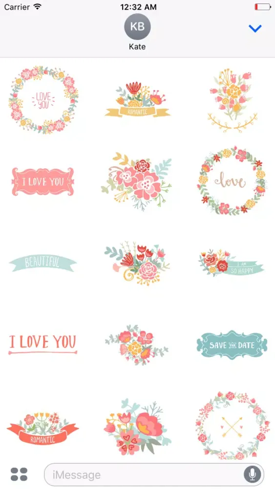 A Very Romantic Sticker Pack Screenshots