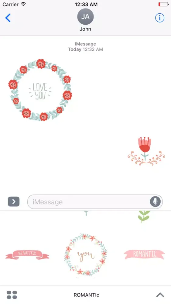 A Very Romantic Sticker Pack Screenshots