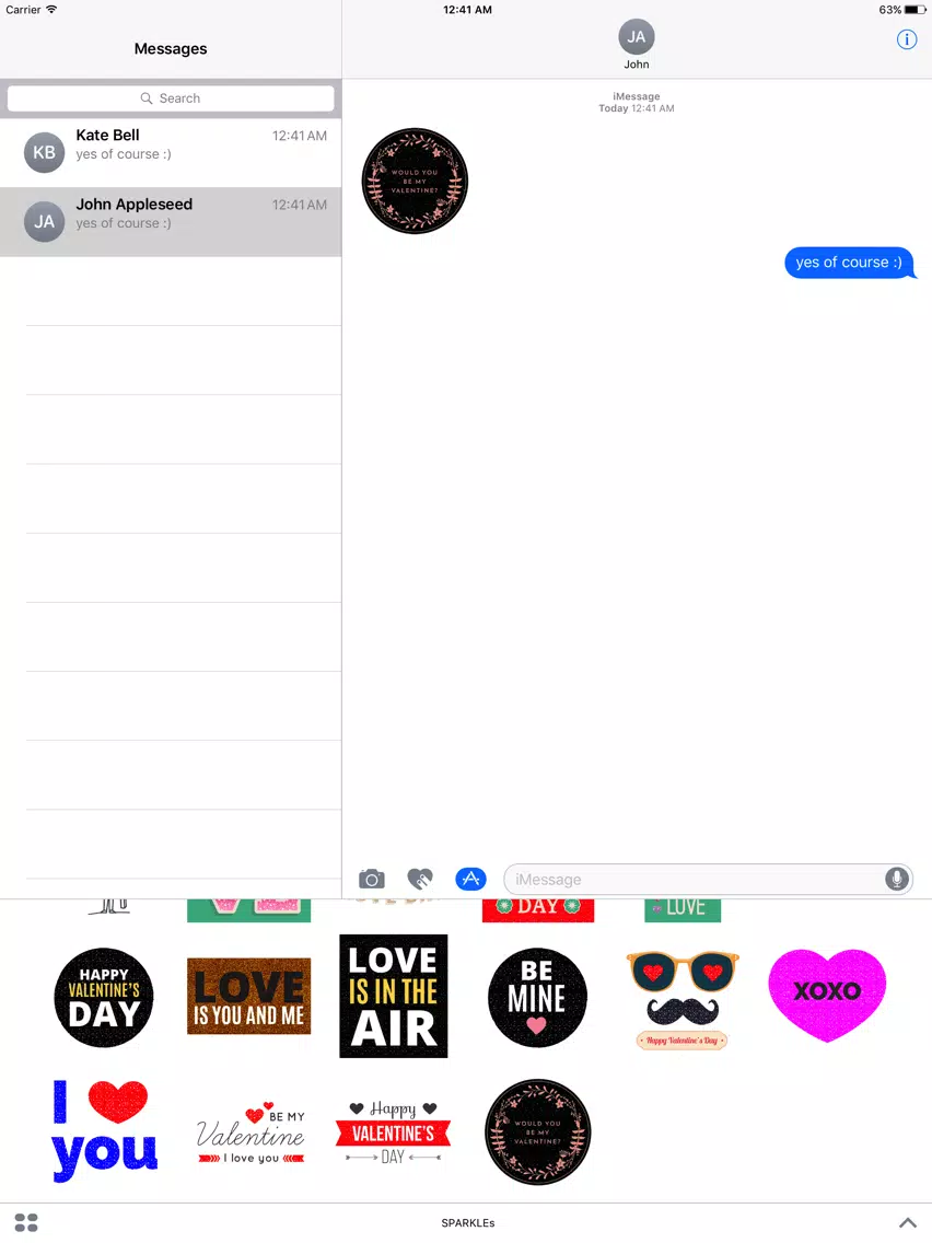 Ảnh chụp màn hình của Halloween & Party Sticker Pack iPad 