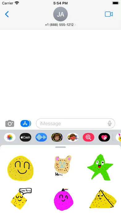 Anna Cookie Stickers Screenshots