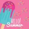 A Beautiful Summer Wishes and Greetings Card