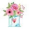 Watercolor Love, Gifts & Quotes Stickers