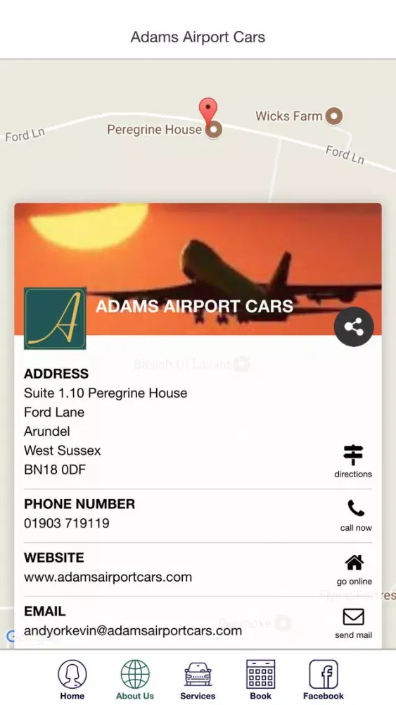 Adams Airport Cars سکرین شاٹس