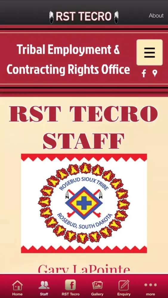 ภาพหน้าจอของ Tribal Employment & Contracting Rights Office App