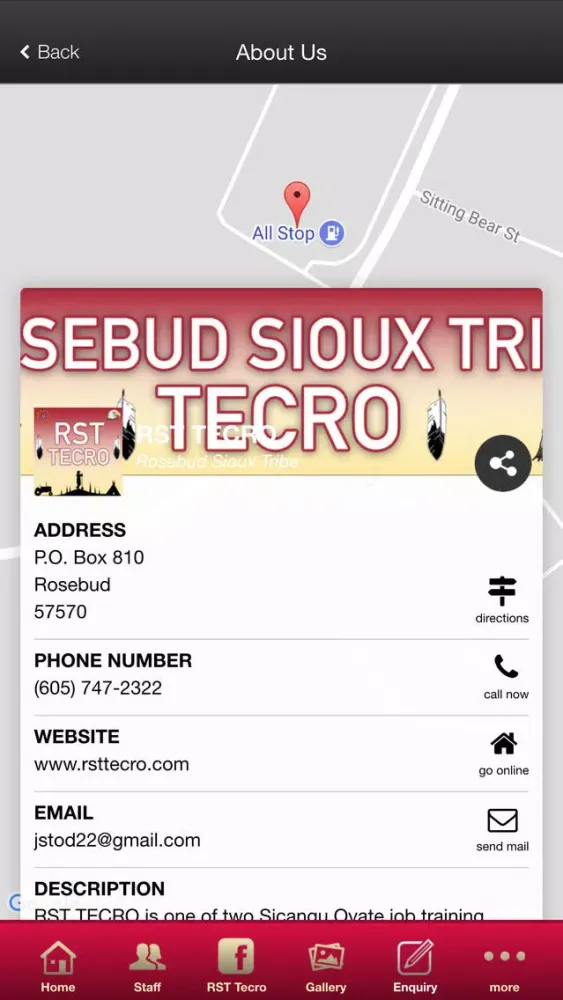 ภาพหน้าจอของ Tribal Employment & Contracting Rights Office App