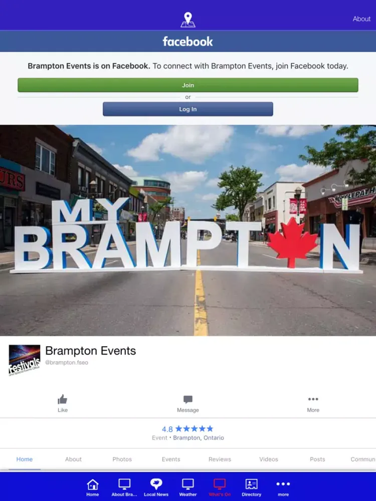 Capturas de pantalla de Brampton 411 iPad 