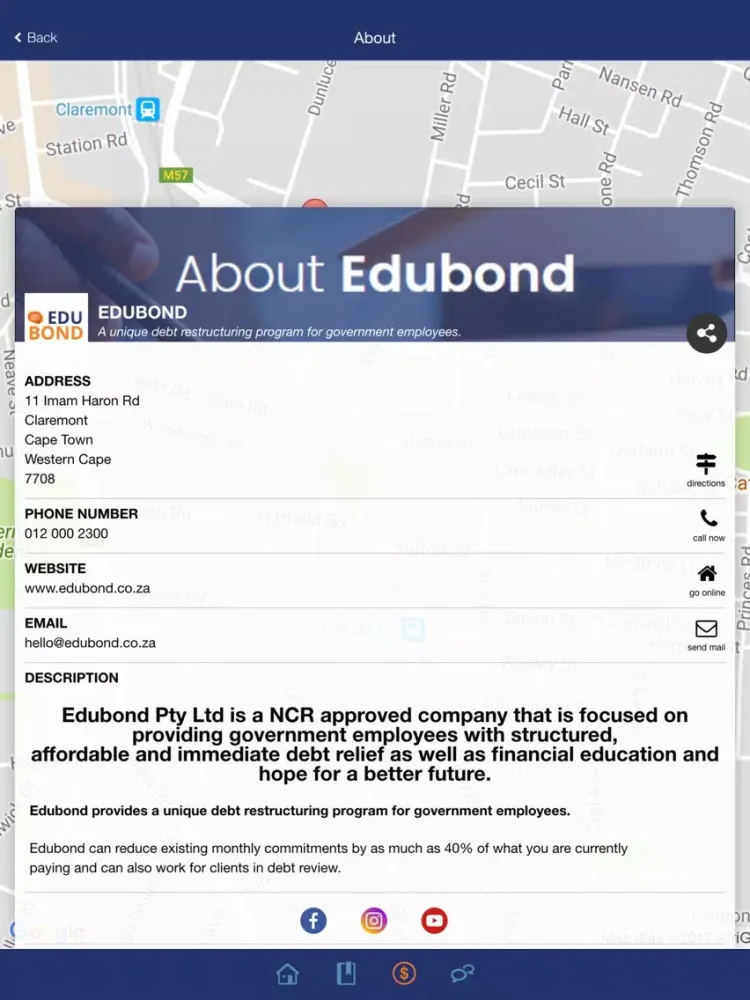 Africa Direct Edubond (Pty) Ltd App iPad  Screenshots