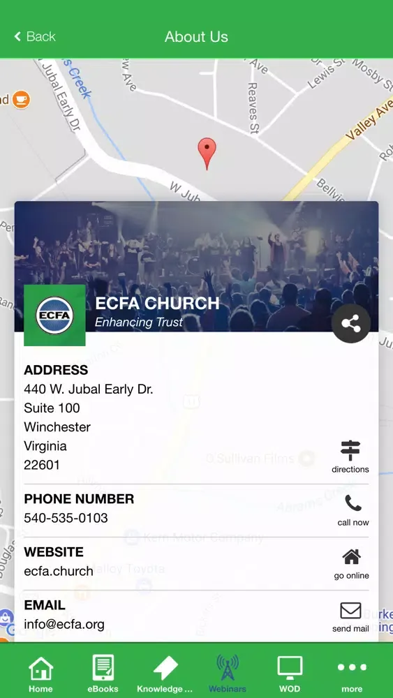Скриншоты ECFA Church