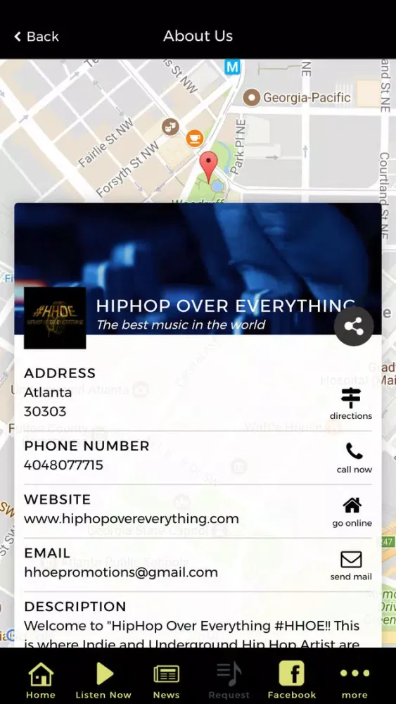 Capturas de tela do HipHop Over Everything