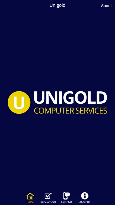Tangkapan skrin Unigold Support App