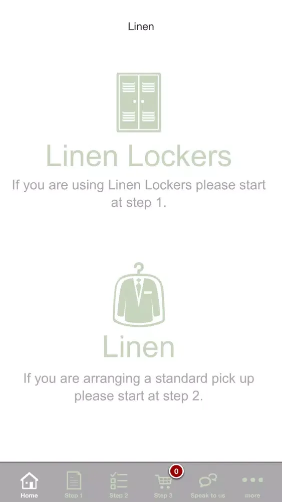 Linen سکرین شاٹس