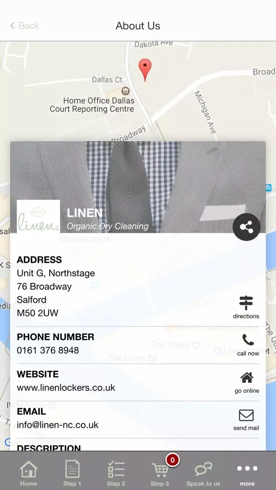 Linen سکرین شاٹس