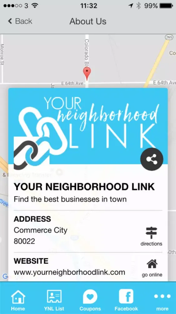 Your Neighborhood Link App Screenshots