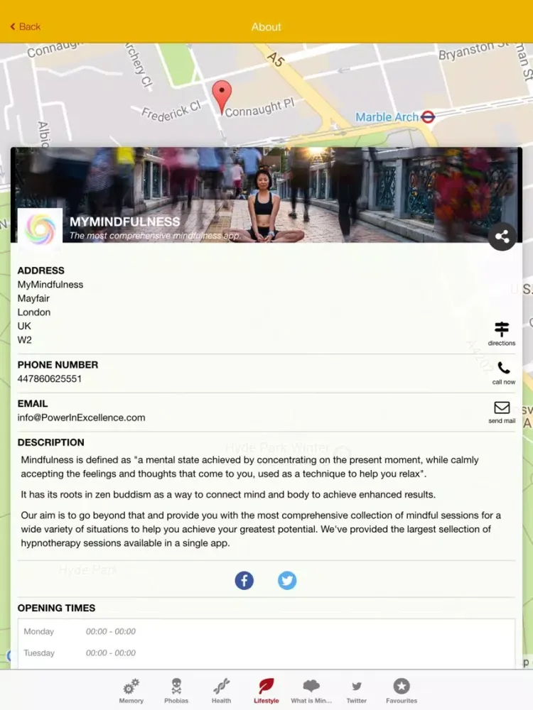 MyMindfulness iPad 應用截圖