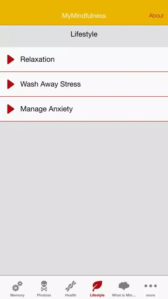 MyMindfulness應用截圖