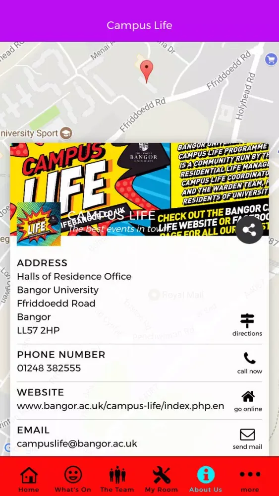 Campus Life Bangor University应用截图