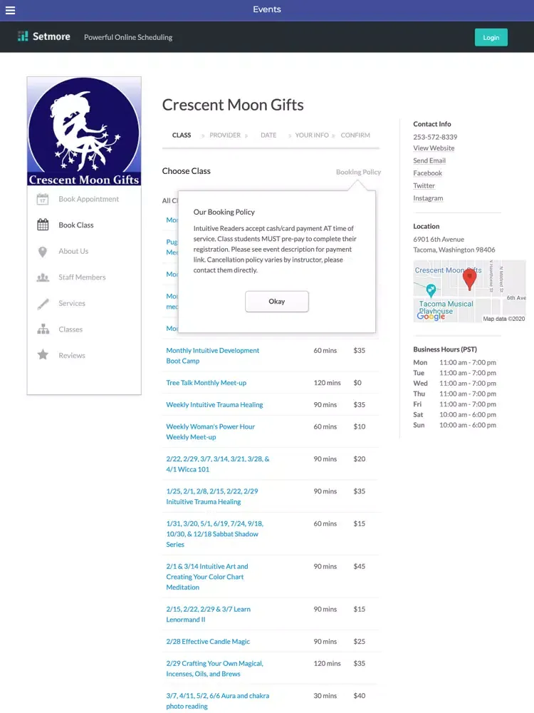 Capturas de pantalla de Crescent Moon Gifts App iPad 