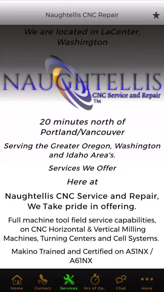 صور Naughtellis CNC Service App