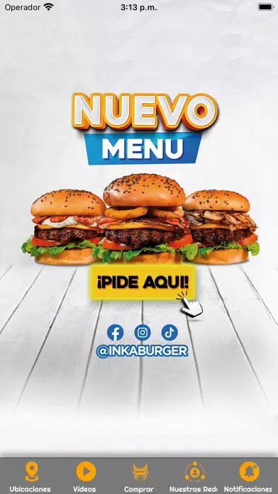 Zrzuty ekranu Inka Burger.