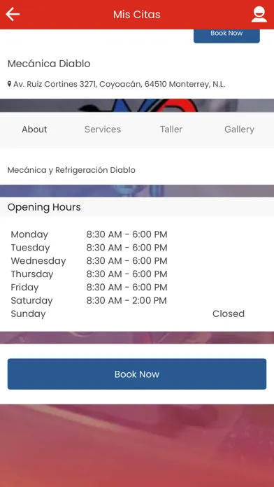 Tangkapan layar Mecánica Diablo.