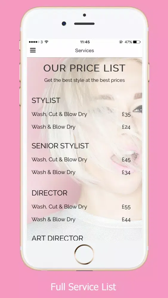 Blade Hair Salon应用截图