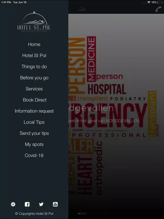 Hotel St Pol Superior iPad  스크린샷