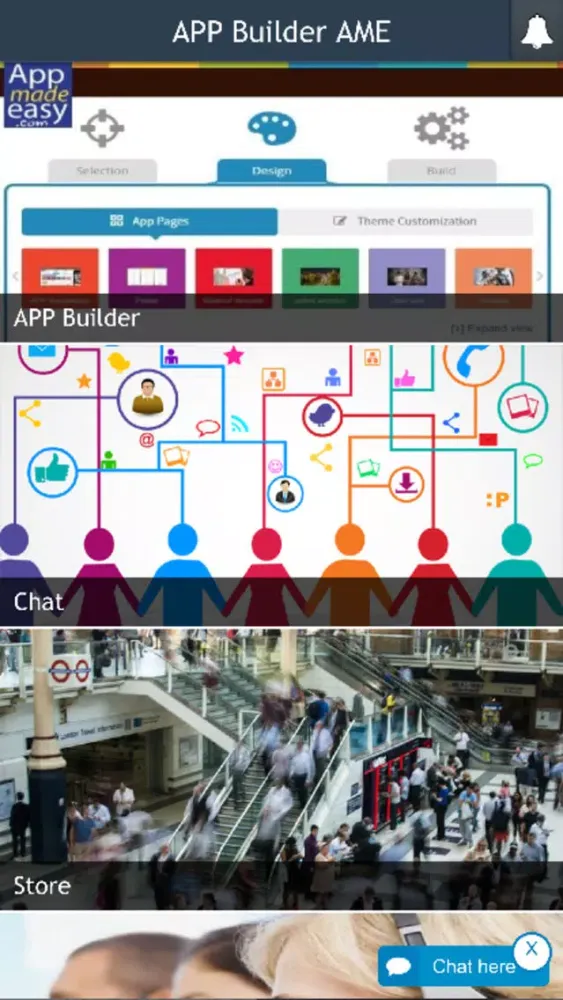 Screenshot di APP Builder AME