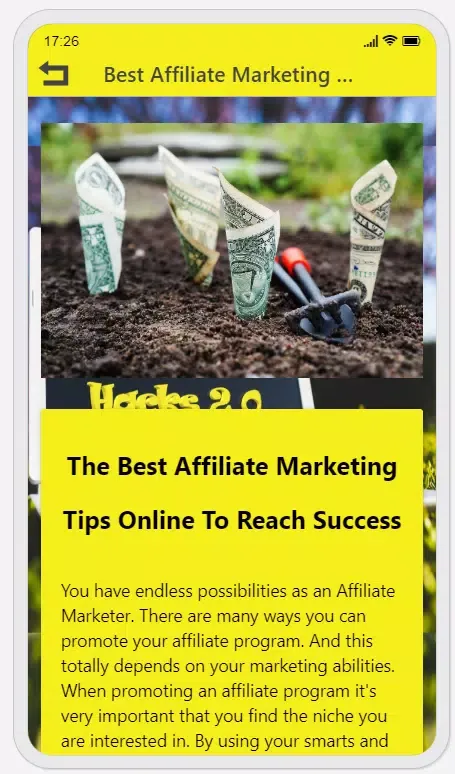 تصاویر Affiliate Marketing Hacks 2.0