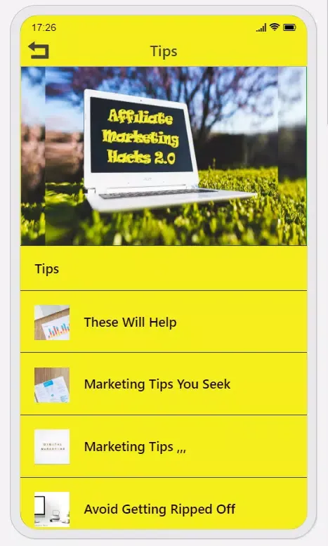 تصاویر Affiliate Marketing Hacks 2.0