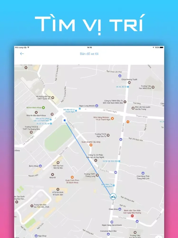 Capturas de tela do Tìm xe - Tìm vị trí xe của bạn iPad 