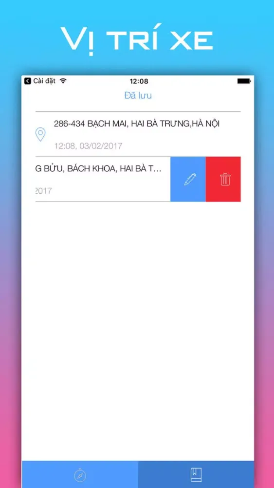 Capturas de tela do Tìm xe - Tìm vị trí xe của bạn
