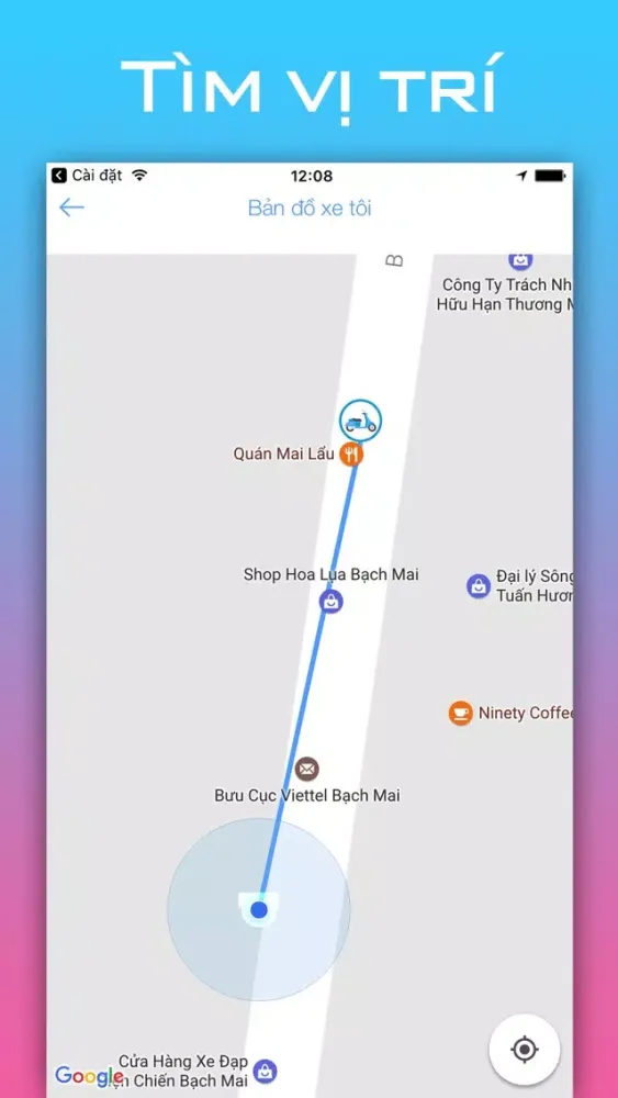 Capturas de tela do Tìm xe - Tìm vị trí xe của bạn