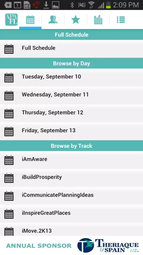 APA Florida 2013 Screenshots