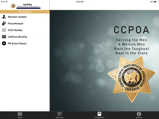 CCPOA Members App iPad  سکرین شاٹس