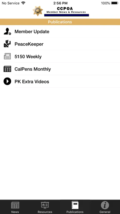 CCPOA Members App سکرین شاٹس