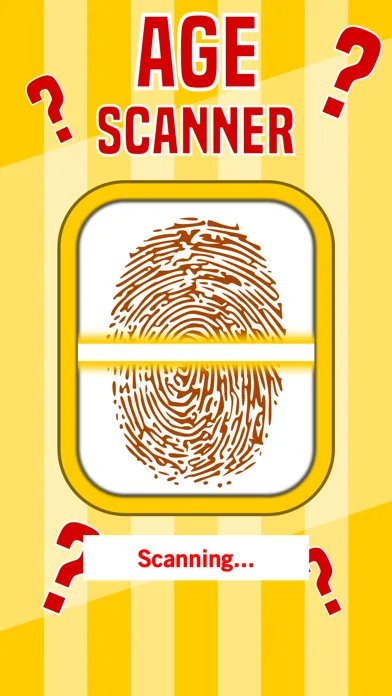 Capturas de tela do Age Fingerprint Scanner - How Old Are You? Detector Pro HD