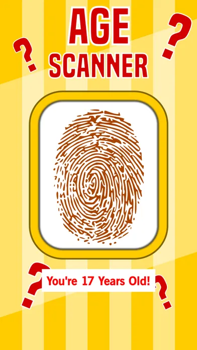Capturas de tela do Age Fingerprint Scanner - How Old Are You? Detector Pro HD