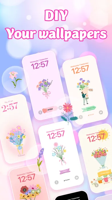 Flower Language Bloom Keyboard स्क्रीनशॉट
