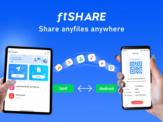 File Transfer - ftShare iPad  Screenshots