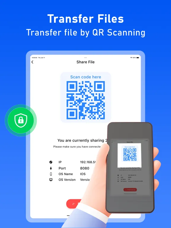 File Transfer - ftShare iPad  Screenshots