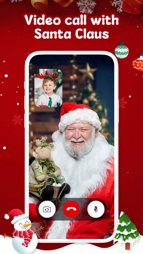 Santa Call Prank - Fake Video应用截图