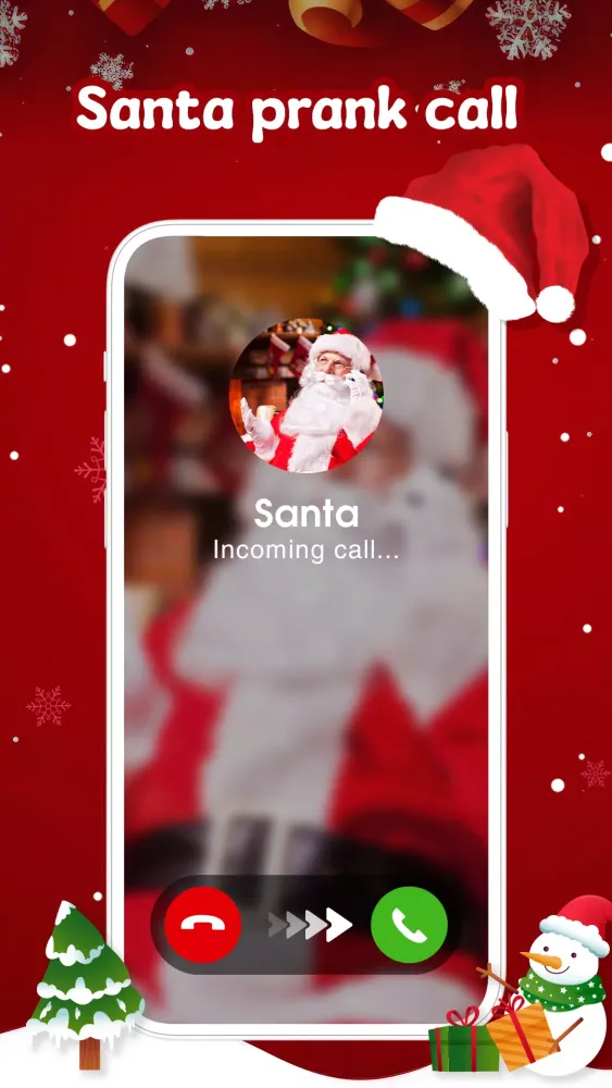 Santa Call Prank - Fake Video应用截图