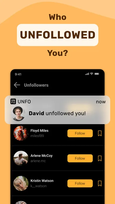 Zrzuty ekranu UNFO: Reports for Instagram