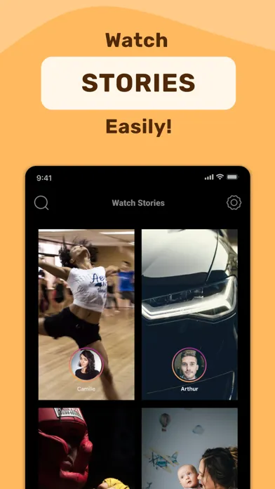 Zrzuty ekranu UNFO: Reports for Instagram