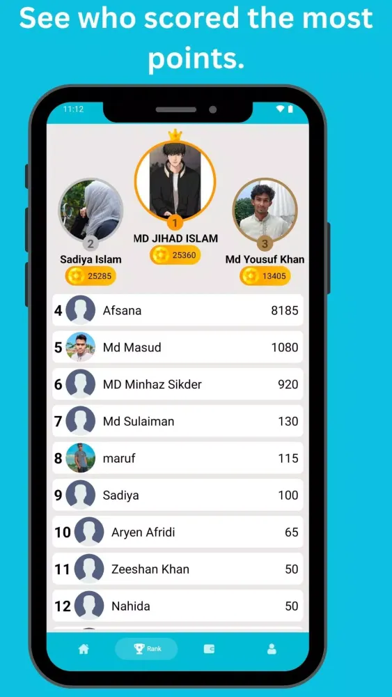QuizMe Earn Learn & Win Reward应用截图