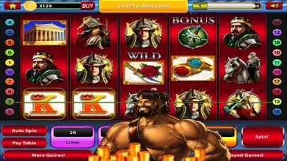 Hercules Casino Vegas Slot Machine Reward Games Screenshots
