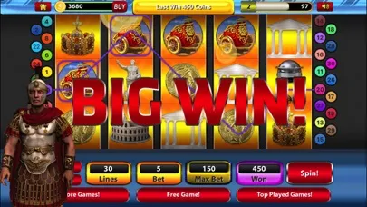 Capturas de pantalla de Roman Battle Slot Machine Jackpot Casino Games