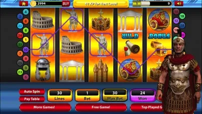 Capturas de pantalla de Roman Battle Slot Machine Jackpot Casino Games