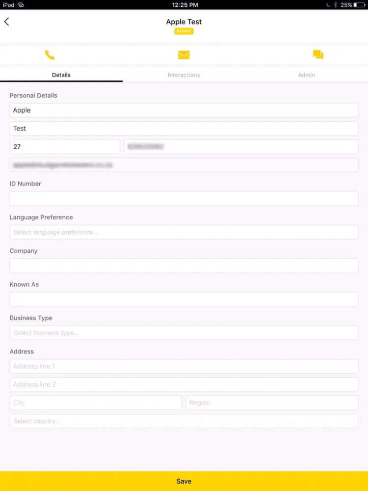 SGB CRM iPad 应用截图